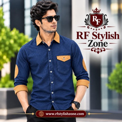 Denim Full sleeve Stylish Shart (Denim Febrick)2026