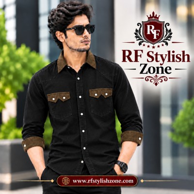 Denim Full sleeve Stylish Shart (Denim Febrick)2026