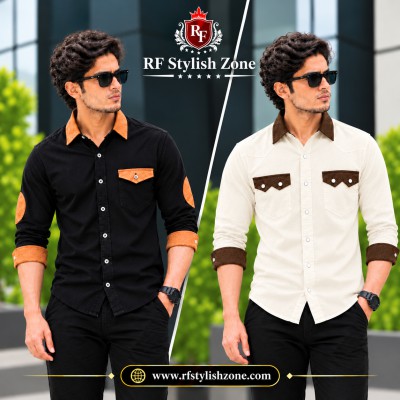 Denim Full sleeve Stylish Shart (Denim Febrick)2026