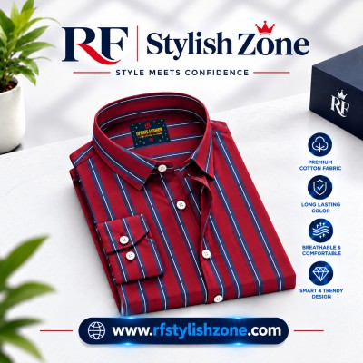 Formal Steep Shart (Full sieeve)Cotton Febrick